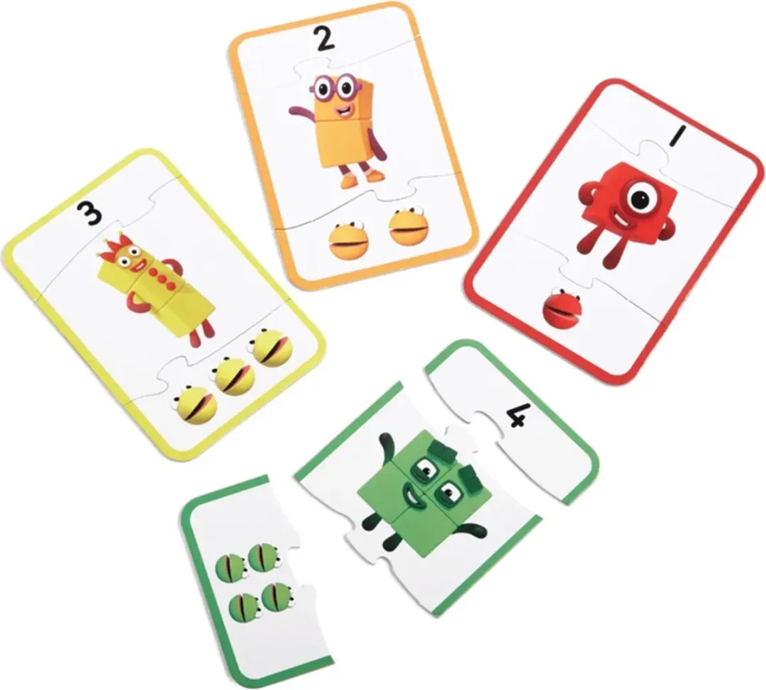 Learning Resources Number Blocks Puzzel Set 1000 Stuks - Multicolor