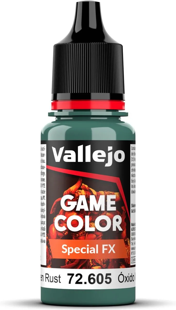 Vallejo Hobbyverf Acryl 72605 Green Rust