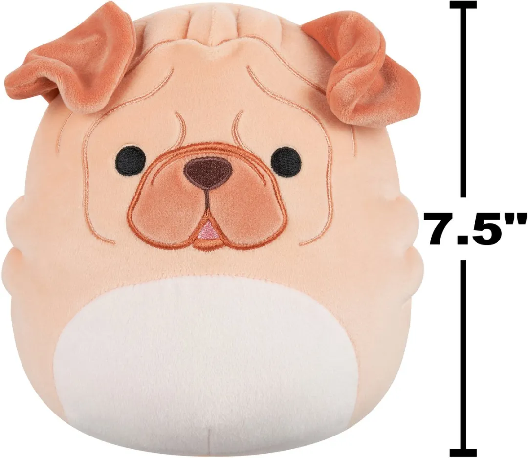 Squishmallows Morton Brown Shar Pei 19cm