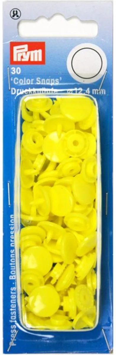 Prym Drukknoop ColorSnaps 12,4mm Lichtgeel