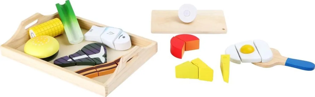 Small Foot Cuttable Gourmet Set Houten Snijset - Multi