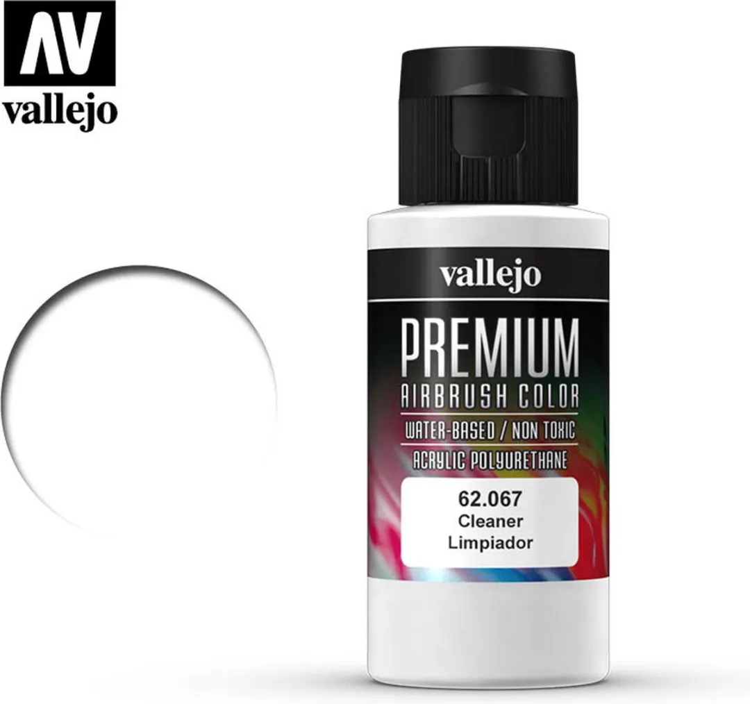 Vallejo Premium Airbrush Cleaner 60ml - Multi