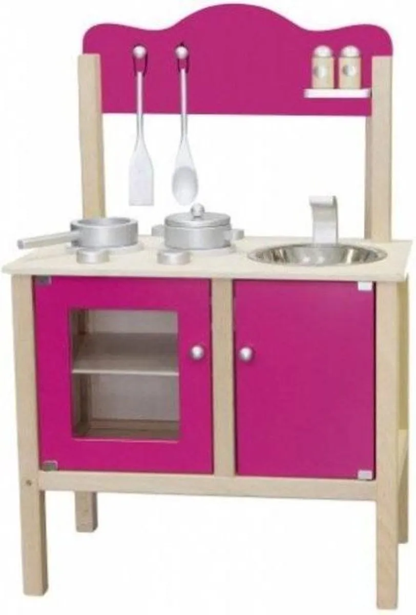 Simply for Kids Houten Keuken - Roze