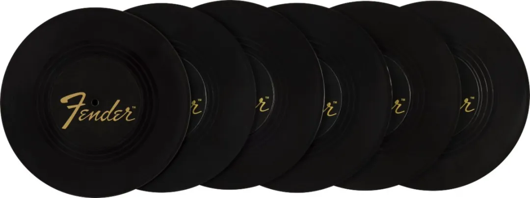 Fender Sunburst Turntable Coaster Set - afbeelding 6 van 6
