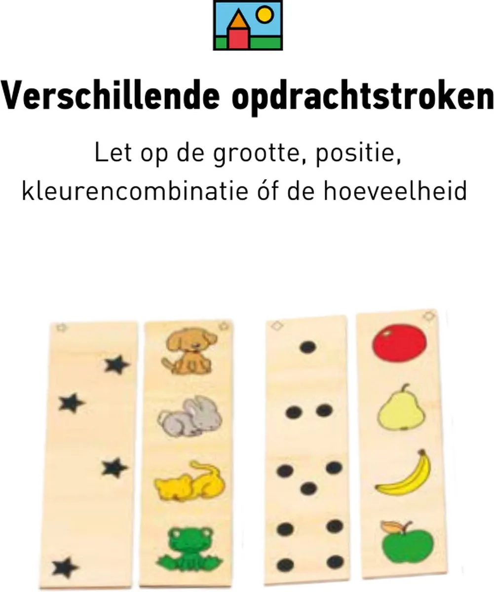 Toys for Life Rekenmatrix Houten Speelgoed - 8 Opdrachtkaarten