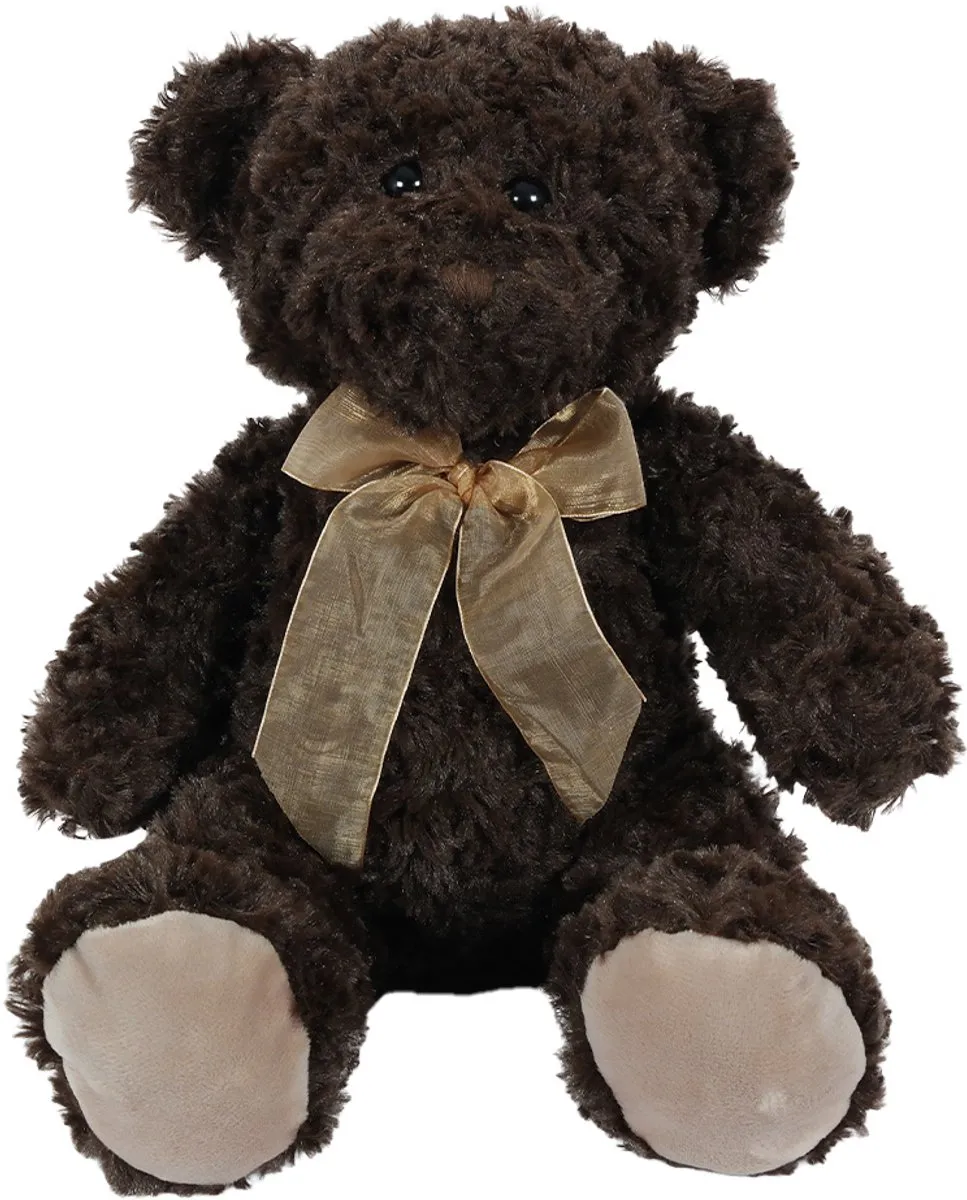PIA Soft Toys Beer Pluche Knuffel - 30 cm - Donkerbruin