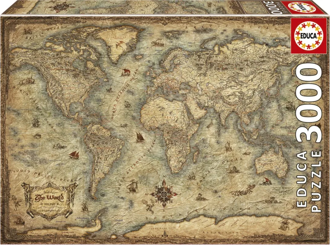 Educa Plattegrond Puzzel 3000 Onderdelen
