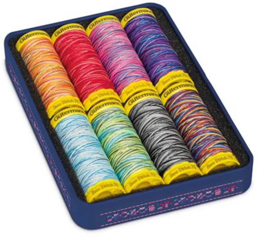 Gutermann Deco Stitch 70 Naaigaren - 8 Stuks 70m Multicolor