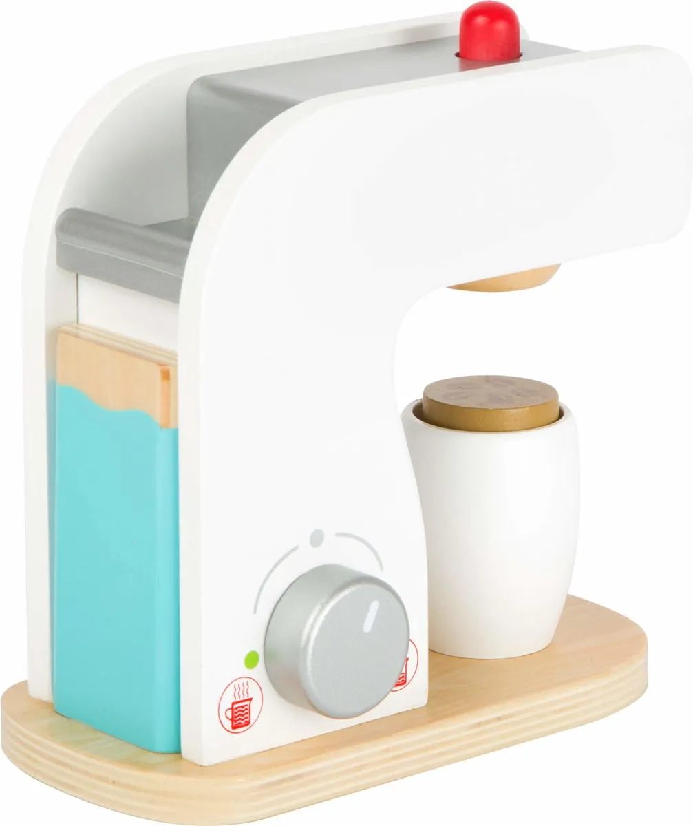 Small Foot Houten Koffiemachine Wit - Peuterspeelgoed