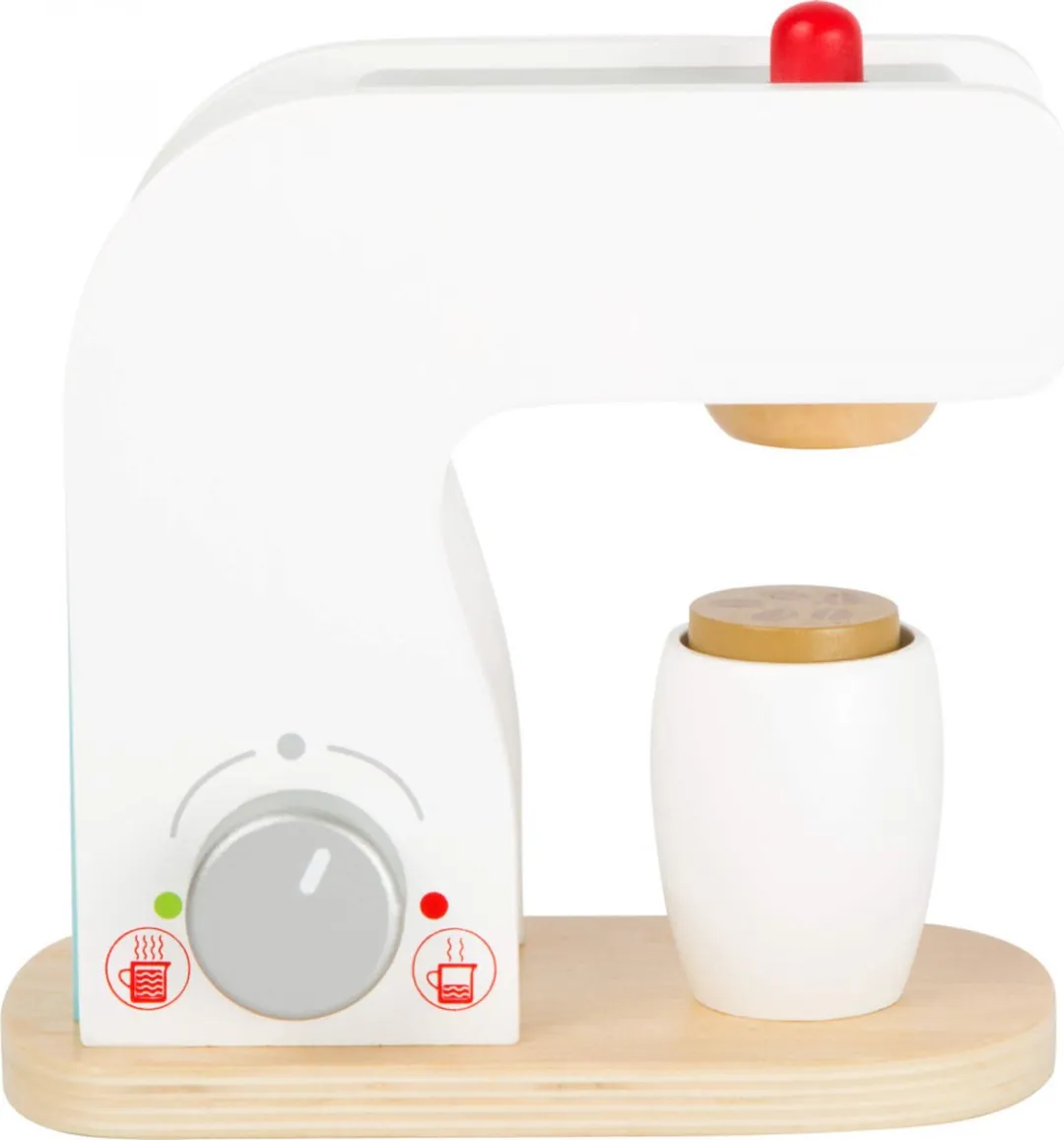 Small Foot Houten Koffiemachine Wit - Peuterspeelgoed