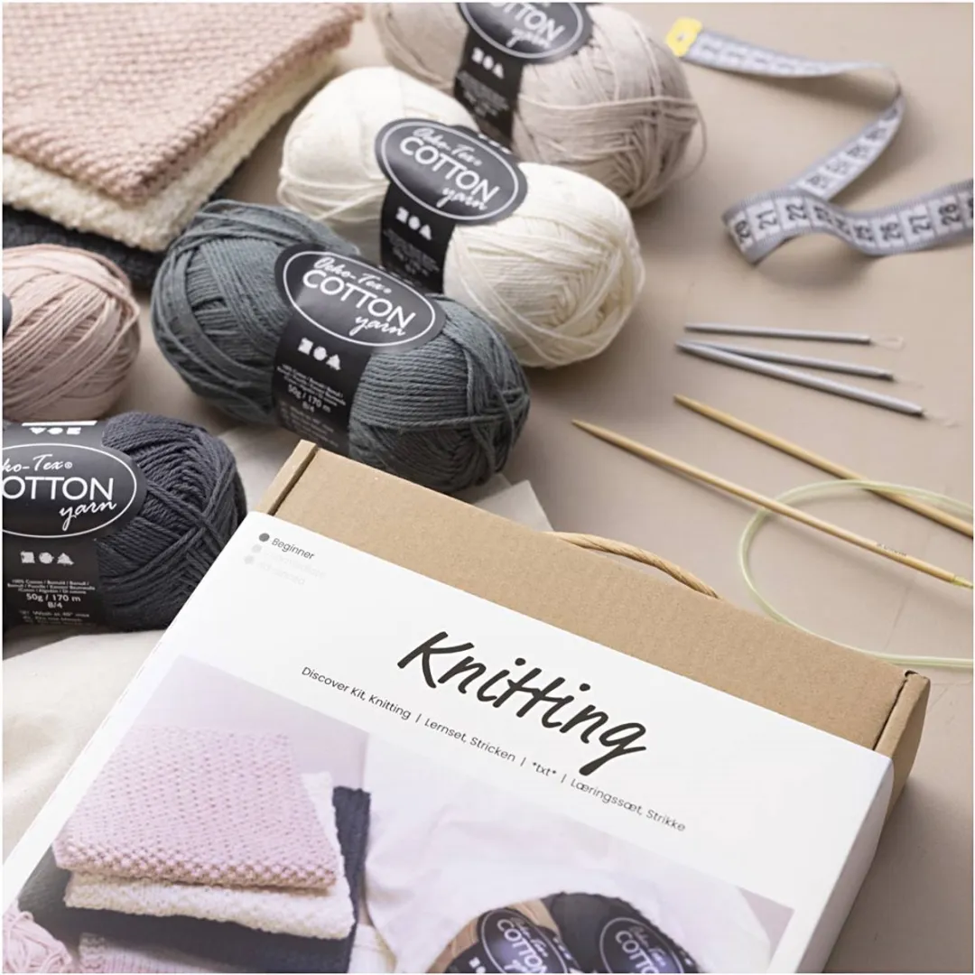 Creativ Company Startersset Leren Breien - Multikleurig