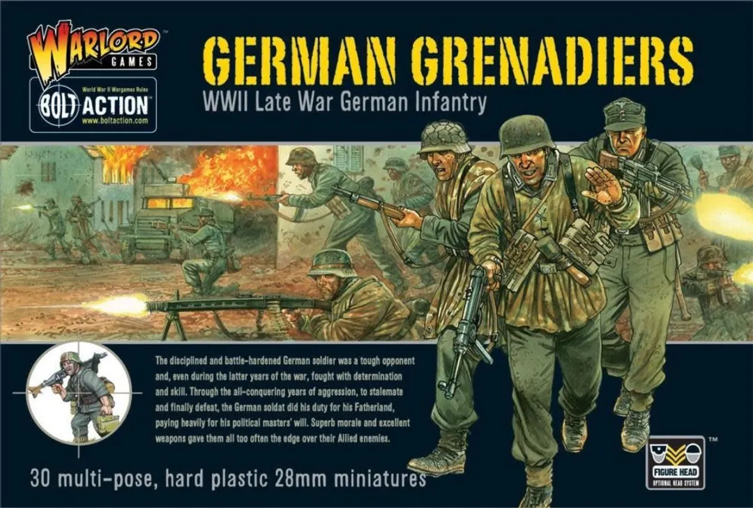 Warlord Games Bolt Action German Grenadiers 30 Stuks