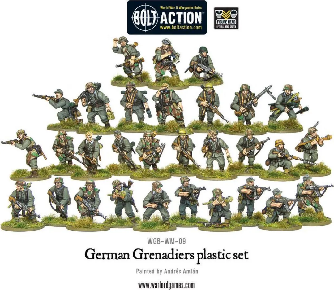 Warlord Games Bolt Action German Grenadiers 30 Stuks