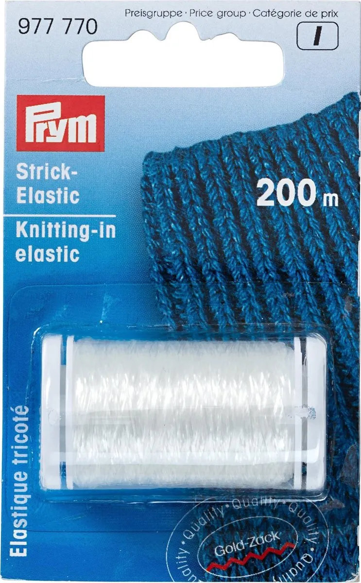 Prym Brei-elastiek Transparant 200m