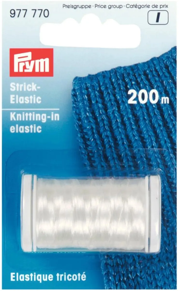 Prym Brei-elastiek Transparant 200m