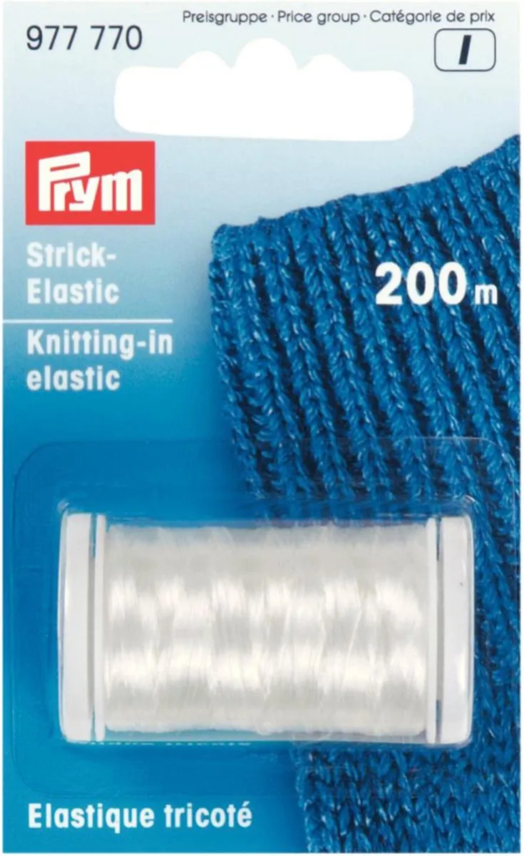 Prym Brei-elastiek Transparant 200m