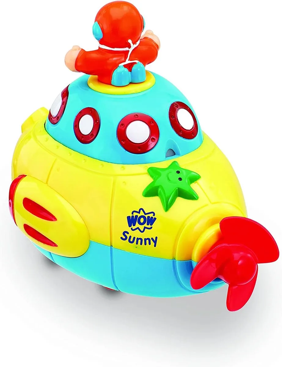 WOW Toys Sunny Submarine WW 03095 Speelgoedvoertuig - Meerkleurig