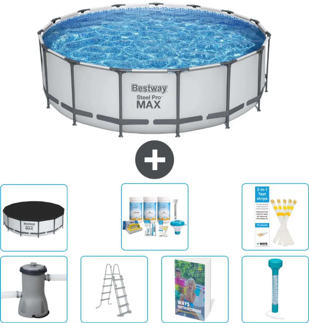 Bestway Steel Pro MAX Zwembad 457x122cm