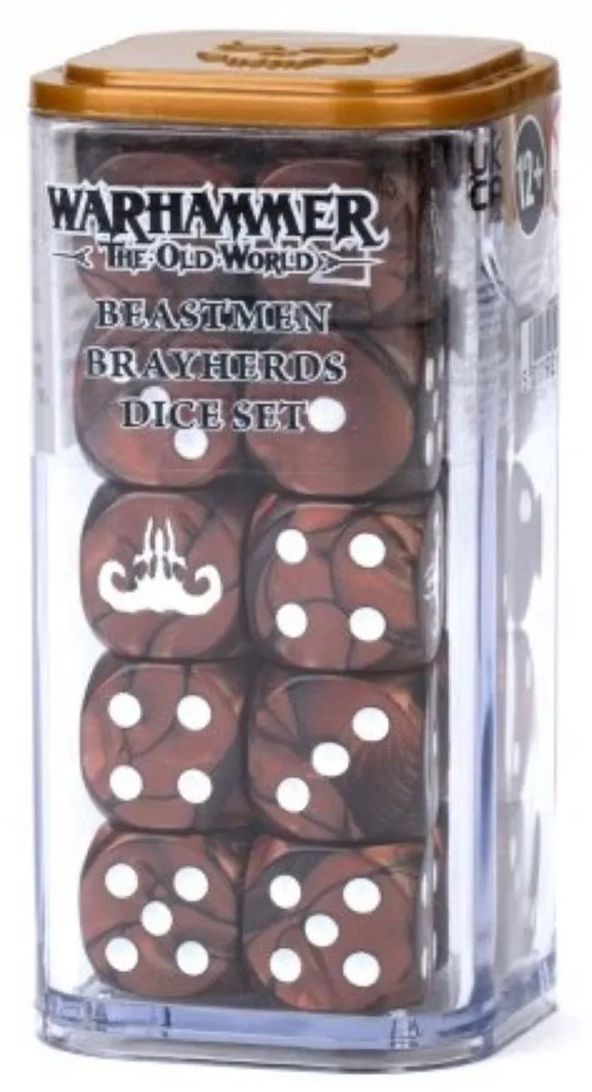 Games Workshop Warhammer Beastmen Brayherds Dice