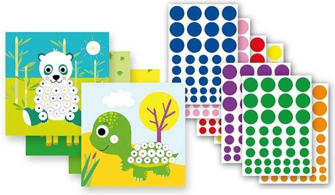 Apli Kids Schildpad Stickerspel - Multi