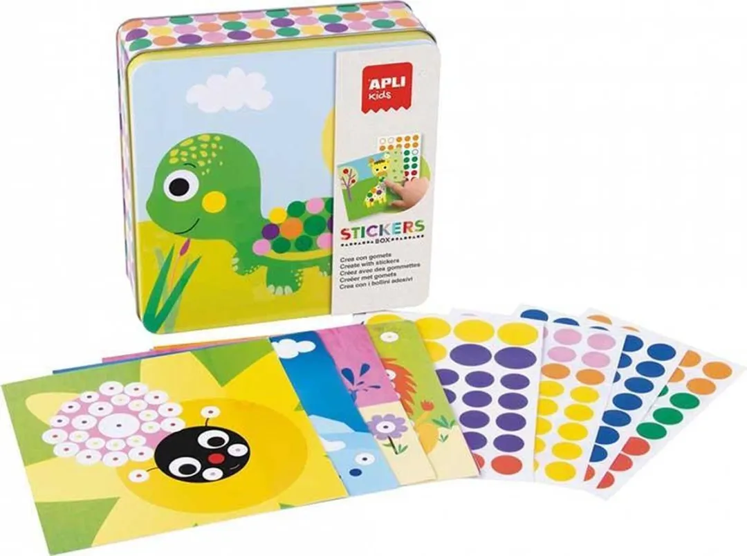 Apli Kids Schildpad Stickerspel - Multi