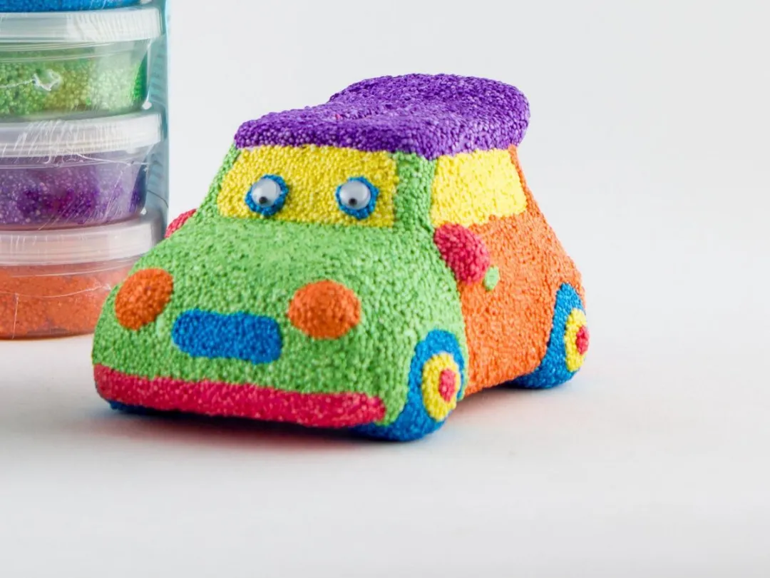 Foam Clay Auto Knutselpakket Metallic Kleuren - 3 Stuks