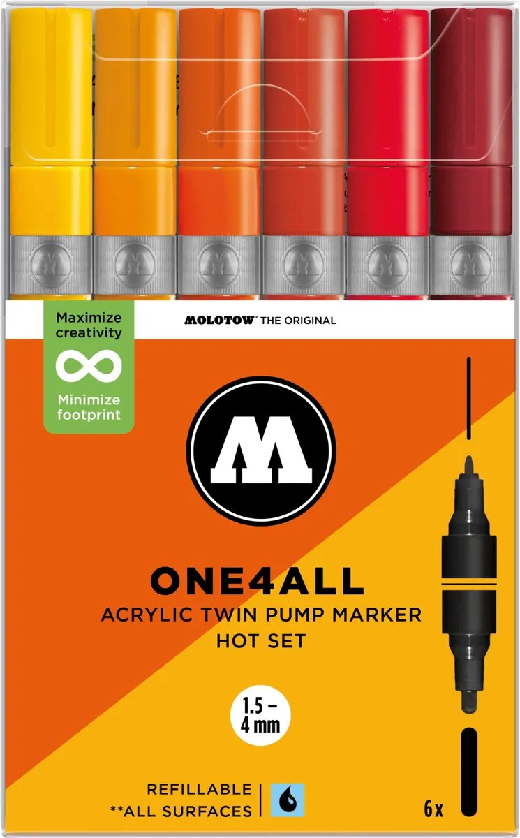 Molotow One4All Twin Acrylstiften Set