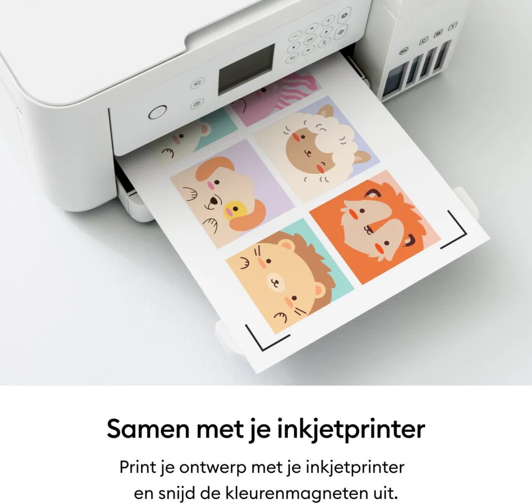 Cricut Printbare Magneetvellen A4 - 3 Stuks Wit