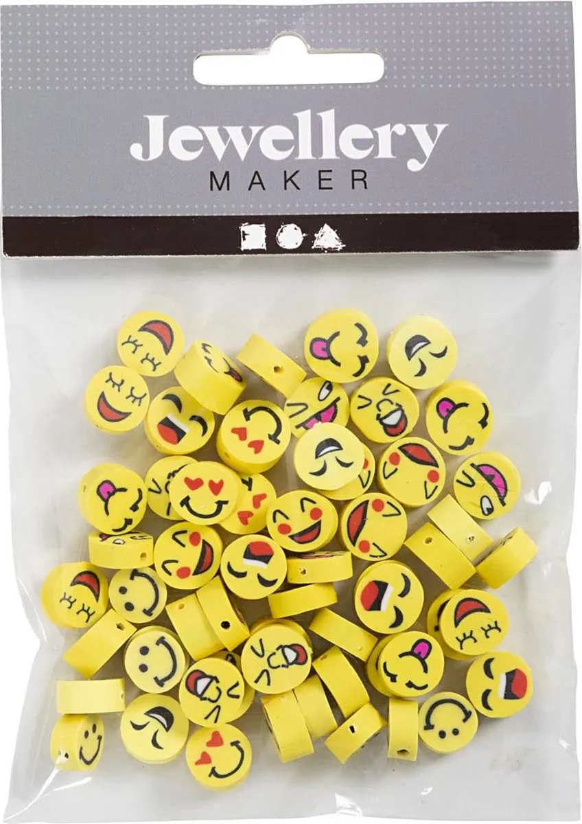 Creativ Company Klei Kralen Smileys 10mm