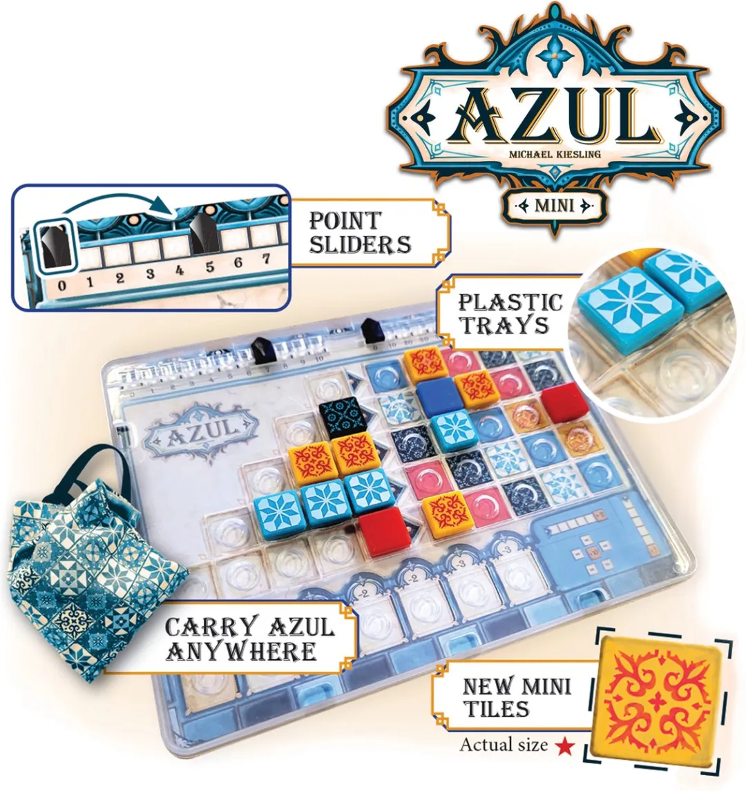 Next Move Games Azul Mini Bordspel - 2-4 Spelers