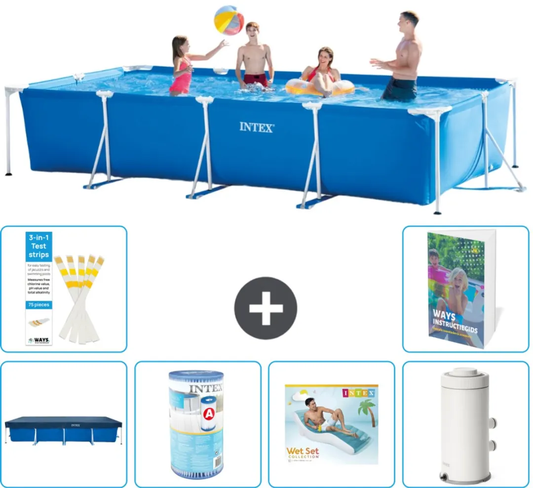 Intex Rechthoekig Frame Zwembad 450x220cm