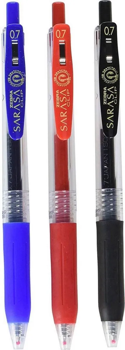 Zebra Sarasa 07 Gelpen Set