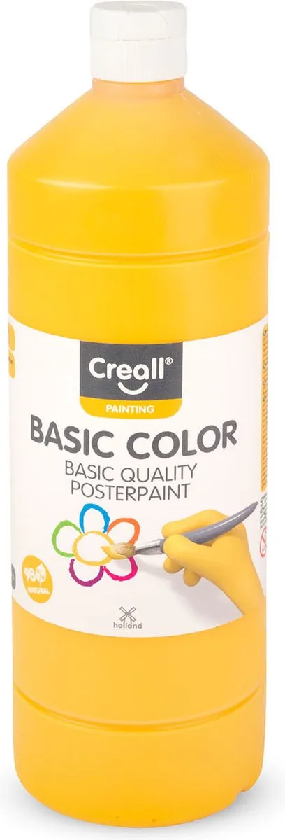 Creall Plakkaatverf Donkergeel 1000ml