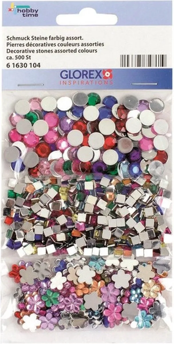 Glorex Plak Strass Steentjes 500 Stuks