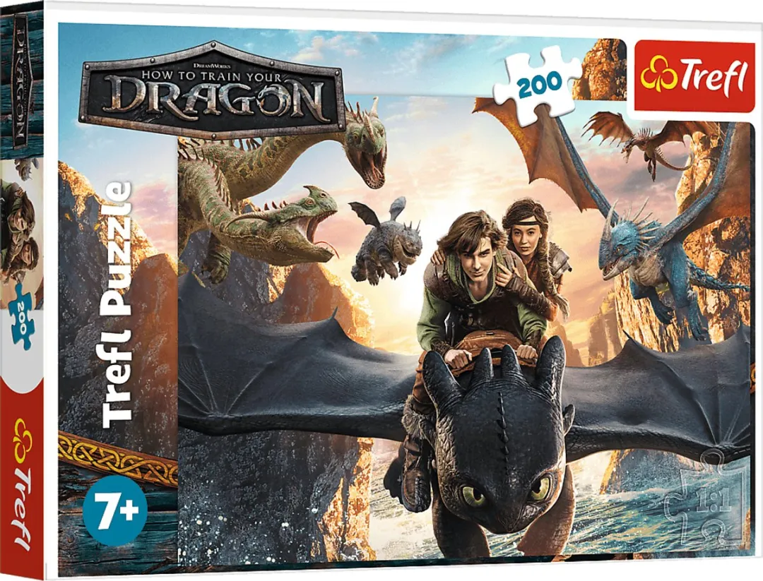 Trefl How to Train Your Dragon Legpuzzel 200 Stuks