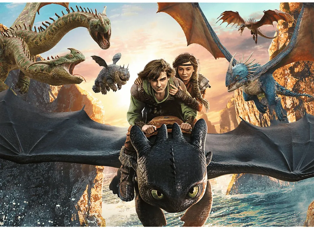 Trefl How to Train Your Dragon Legpuzzel 200 Stuks - Multicolor