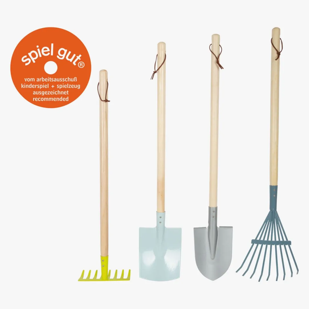 Small Foot Houten Tuingereedschap 4-delig - Print