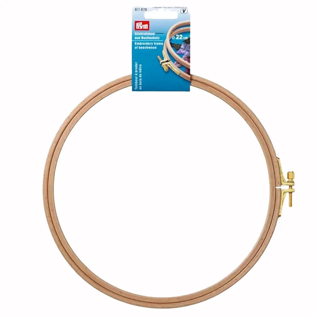 Prym Borduurring Hout 22cm