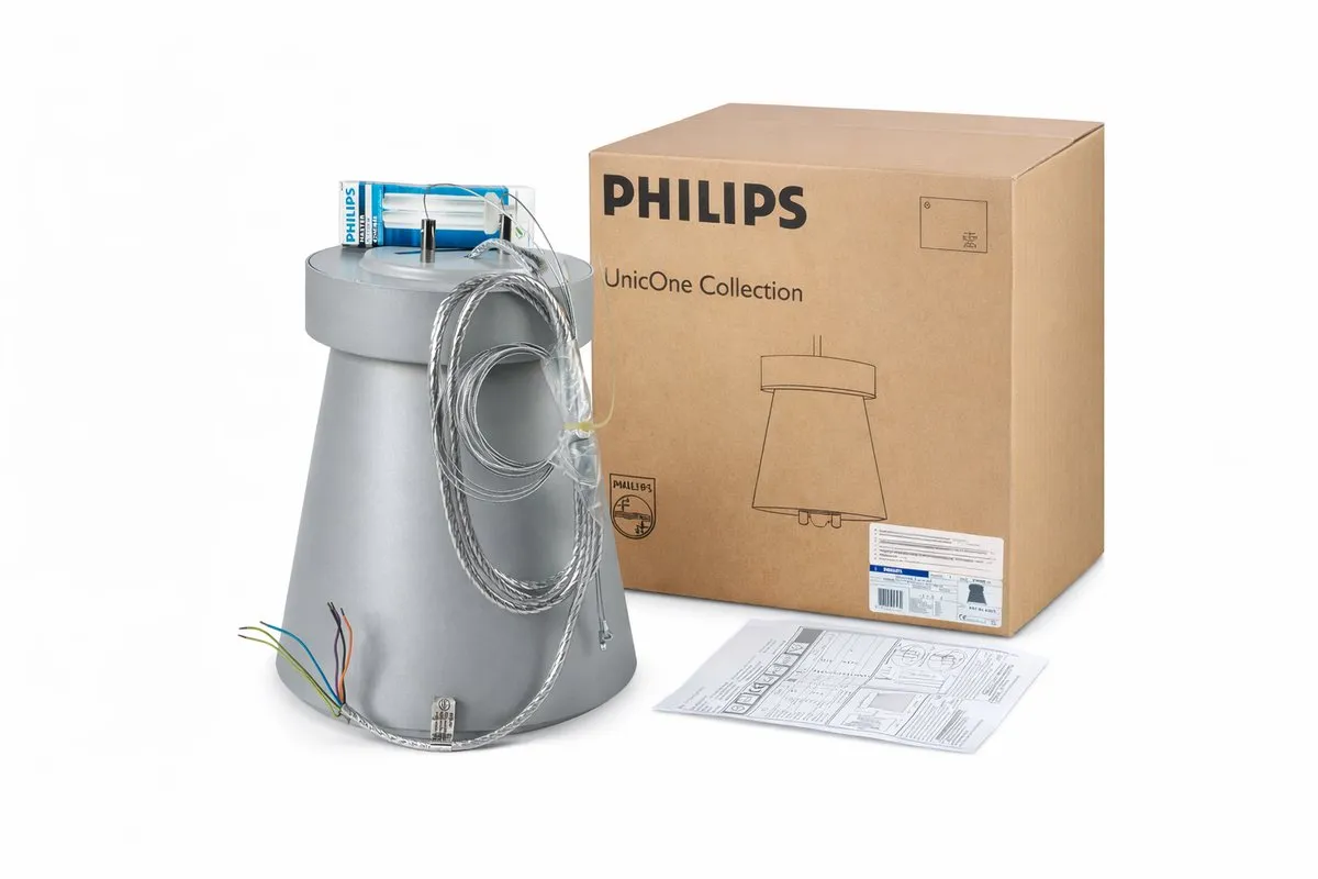 Philips UnicOne FPK561 Hanglamp – 42W PL-TT 840 (4000K) – GX24q-4 – HFD – Grijs – Professioneel Armatuur