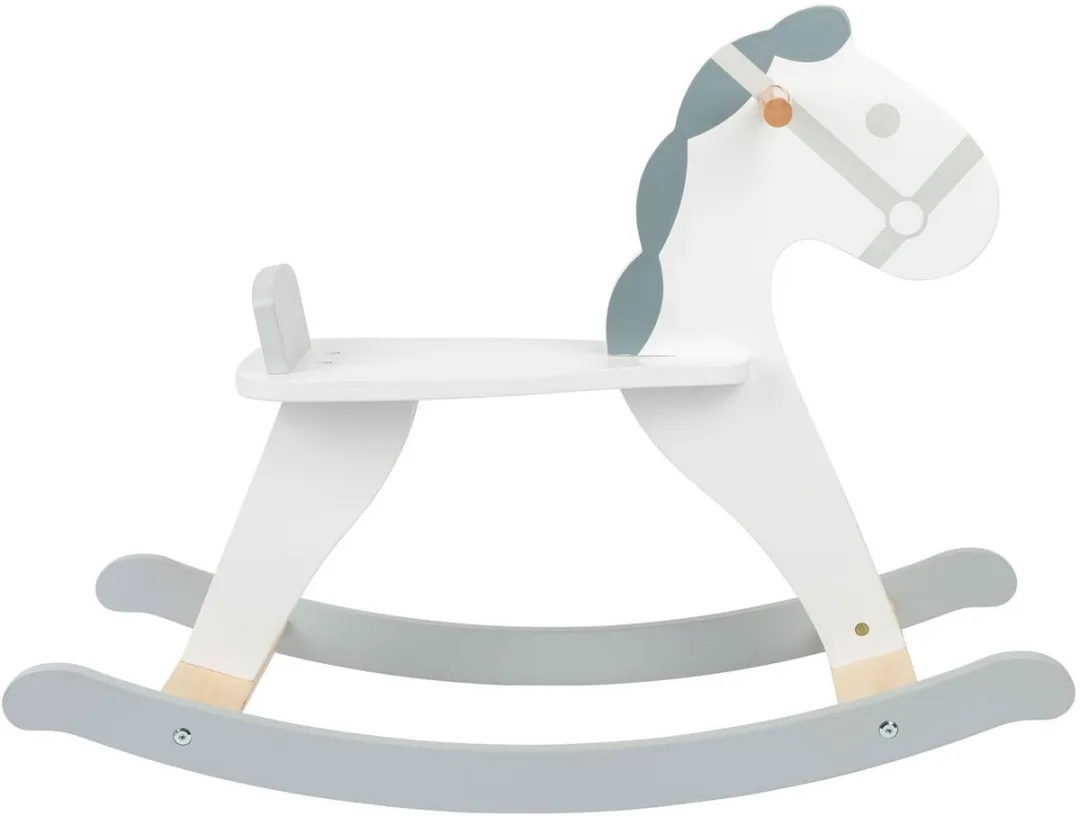 Small Foot Houten Schommelpaard Skandi 11523 - Wit