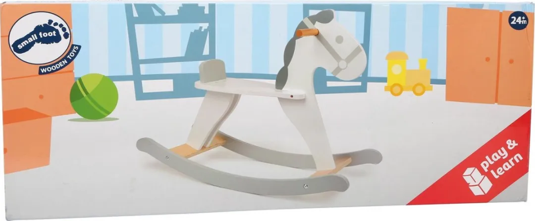Small Foot Houten Schommelpaard Skandi 11523 - Wit