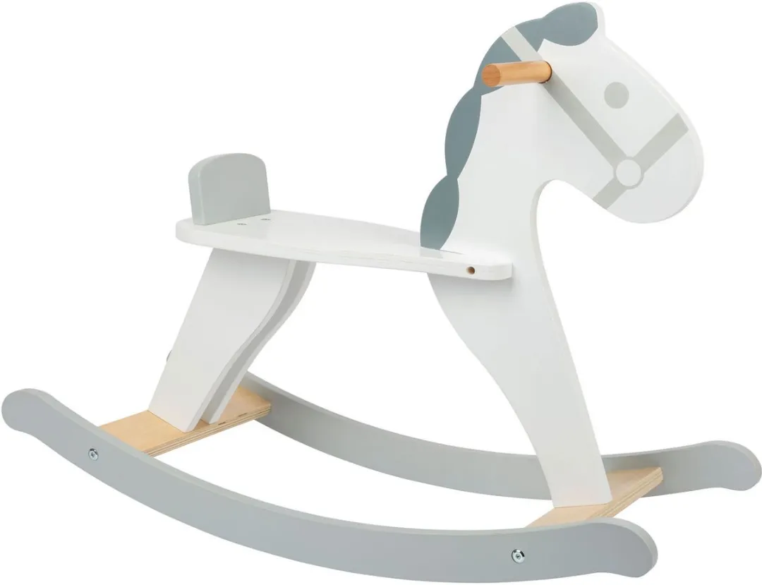 Small Foot Houten Schommelpaard Skandi 11523 - Wit - afbeelding 6 van 6