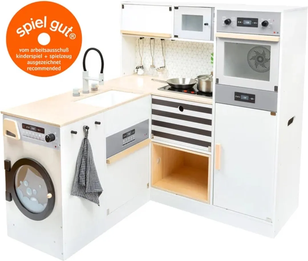 Small Foot Modulaire Speelkeuken XL Wit - 9-delig - afbeelding 6 van 6