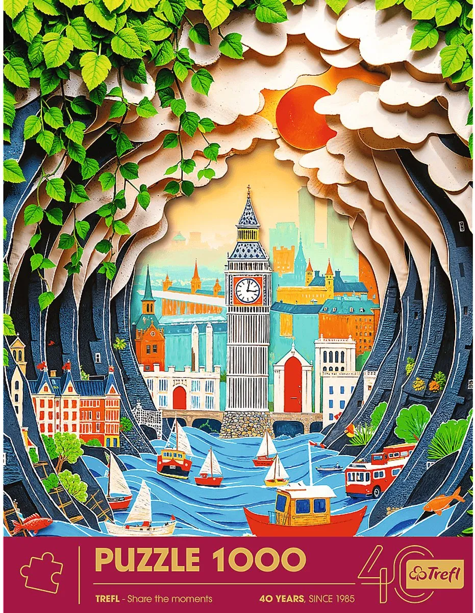 Trefl London Puzzel 1000 Stuks - Multicolor