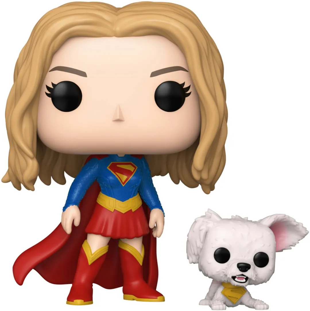 Funko Supergirl POP! Heroes - Supergirl met Krypto 9cm
