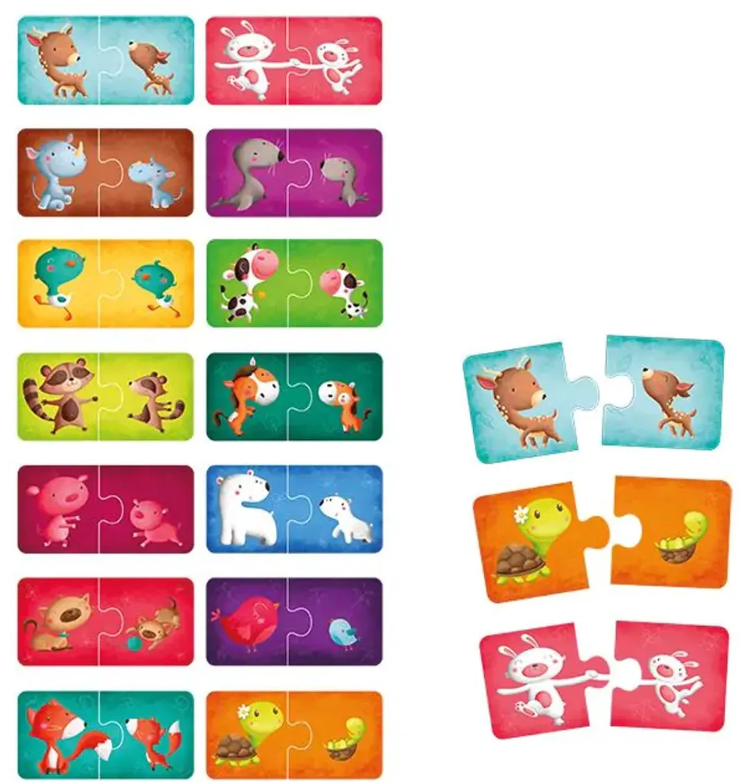 Eurekakids Combi Puzzel Dieren 1000 Stuks - Groen