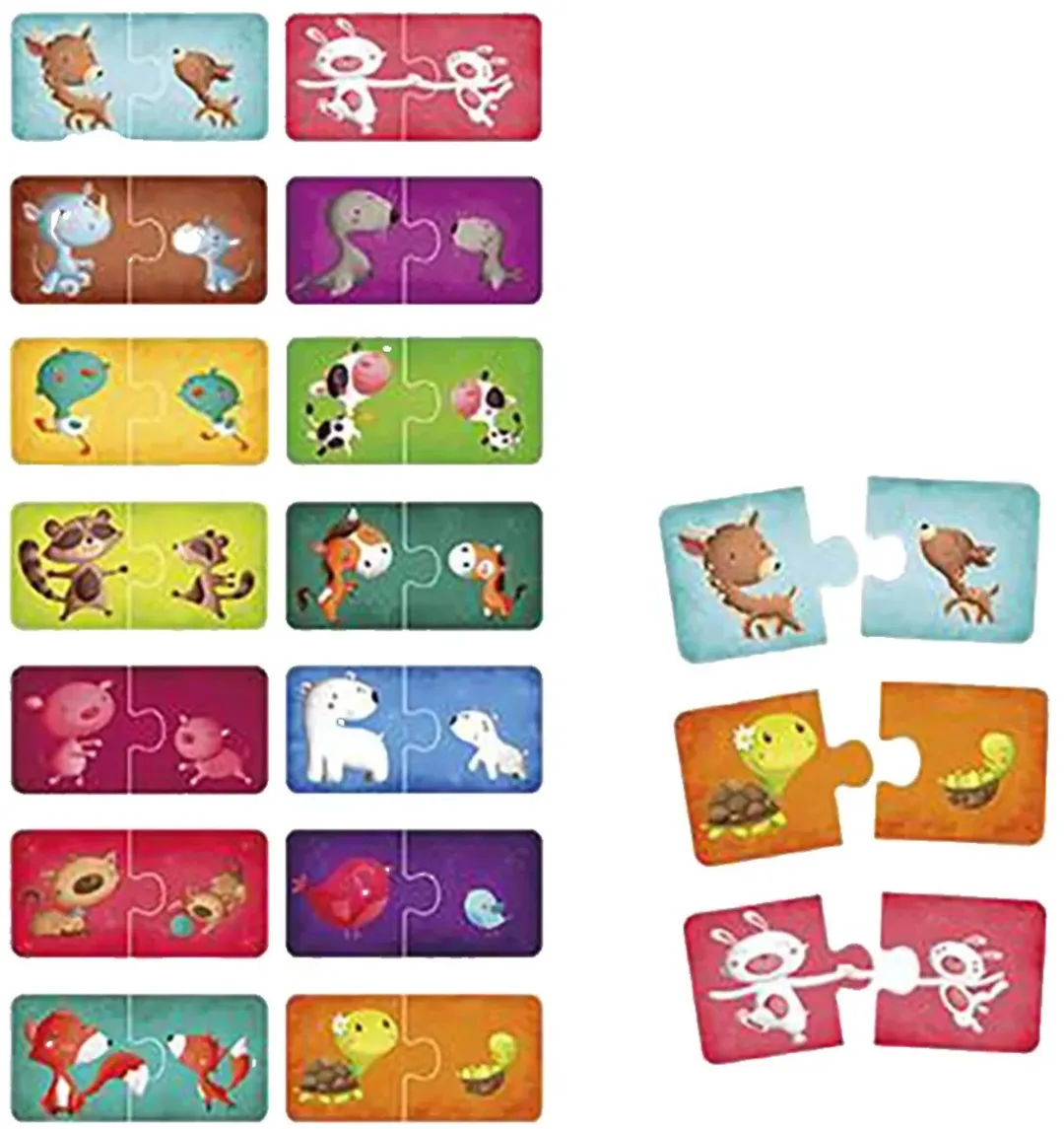 Eurekakids Combi Puzzel Dieren 1000 Stuks - Groen