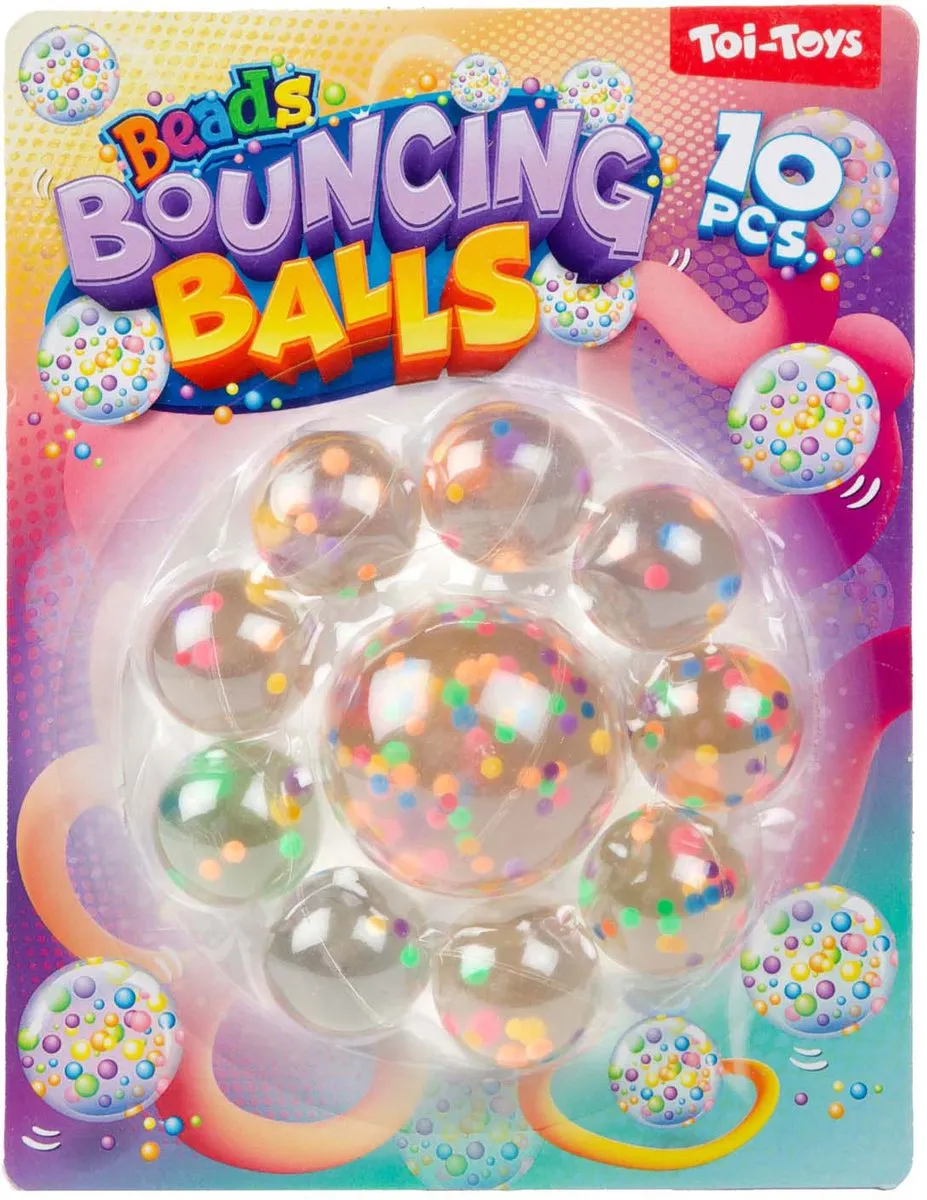 Toi-Toys Stuiterballen - 120 Stuks - Multi