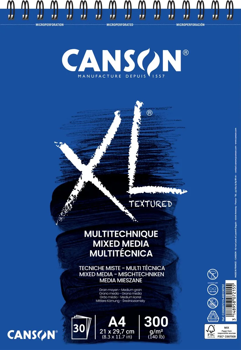 Canson Aquarelblok A4 Wit