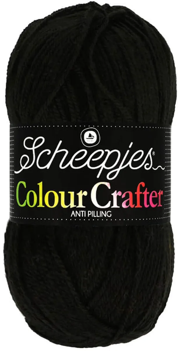 Scheepjes Colour Crafter 100g Zwart